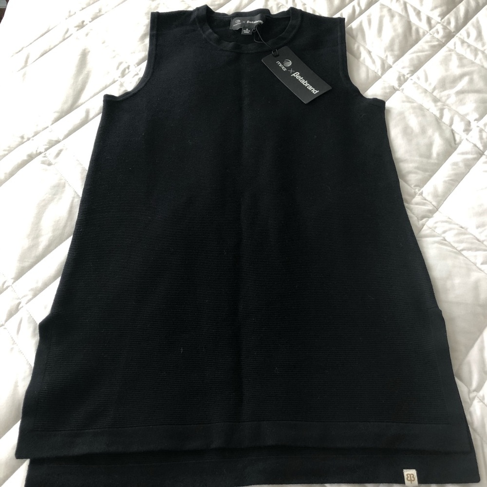 NWT Betabrand Sleeveless Knit Tunic Size S